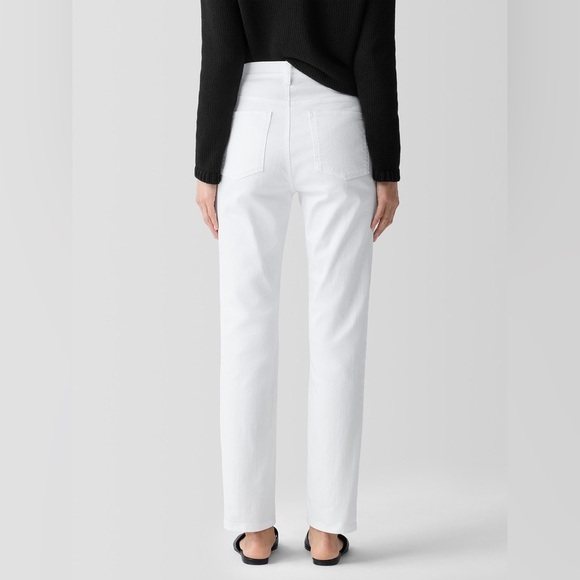 NWT Eileen Fisher Organic Cotton Denim Slim Jean - Picture 3 of 7